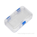 Customized Logo HN-106 Dental Clear Hinged Membrane Box